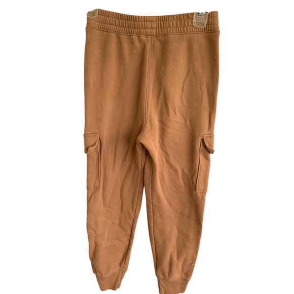 Abercrombie Kids Jogger Sweatpants 9 / 10 Brown Drawstring Cargo Sweats - Picture 3 of 5